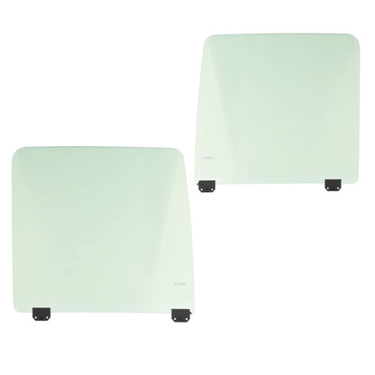 Solid Spare Pair Crew Cab Rear Door Glass LH+RH For 99-12 Ford F250 F350 F450 F550 F650 F750