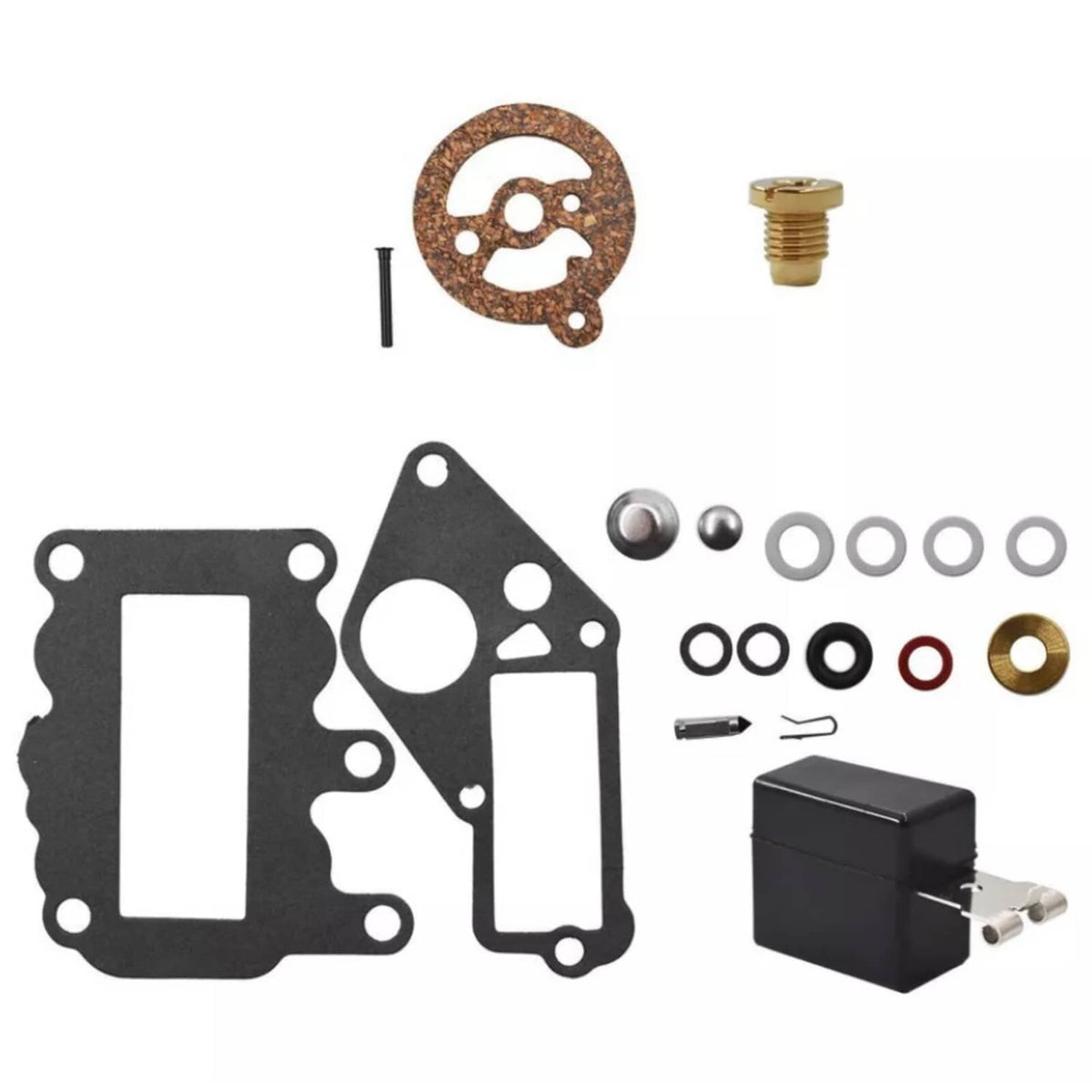 Solid Spare Carburetor Carb Kit Rebuild/Repair For Johnson Evinrude Outboard 9.5 HP BRP/OMC