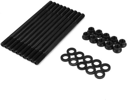 Solidspare For Acura Integra GSR B18C1 B18C5 1994‑2001 Black Cylinder Head Studs Kit New