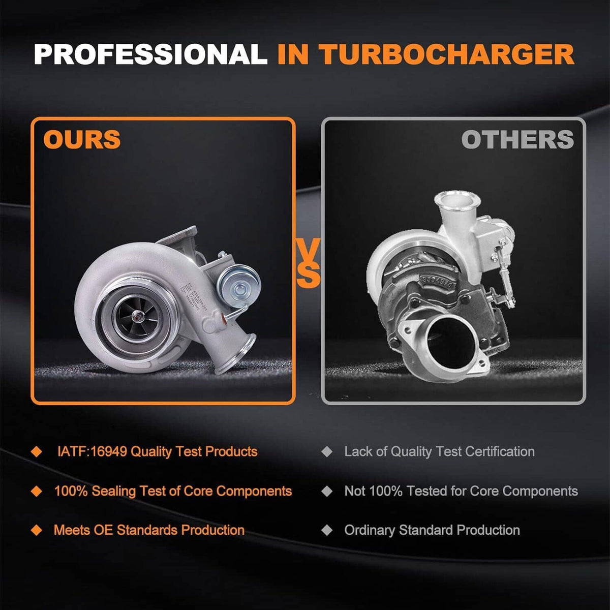 Solidspare Turbo Turbocharger HX35W for 1999-2002 Dodge Ram 2500 3500 Cummins 5.9L 3592766