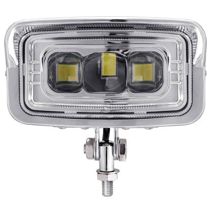 Solidspare Universal 10mm Front Motorcycle Square Headlight For Harley Honda Suzuki Chopper