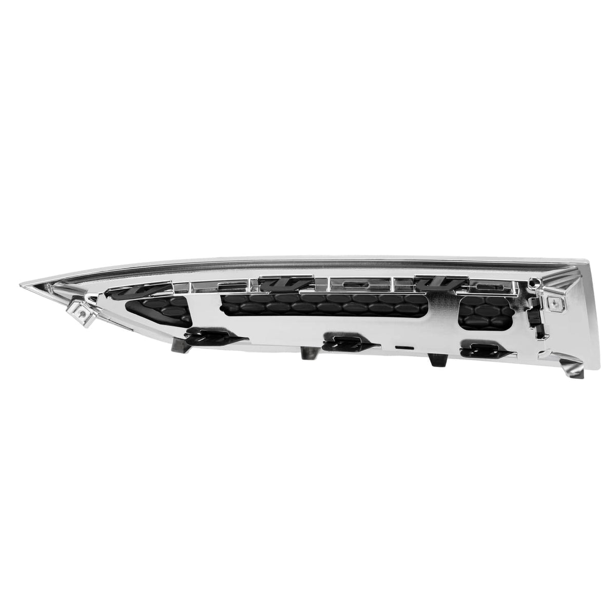 Solid Spare For GMC Acadia 13-16 17 Front Upper Fog Light Cover W/Chrome Molding LH 20982401