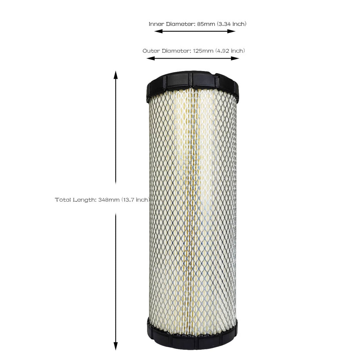 Solid Spare Air Filter TC26-1869A P639116 for Tractor CK2610 CK3510 CK3520 CK4010