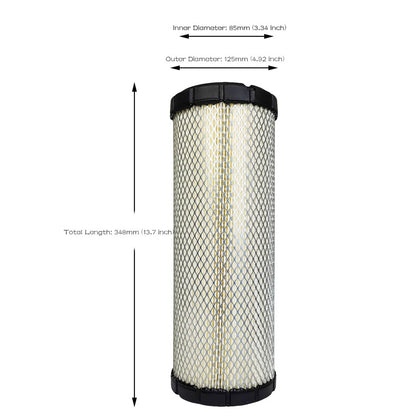 Solid Spare Air Filter TC26-1869A P639116 for Tractor CK2610 CK3510 CK3520 CK4010