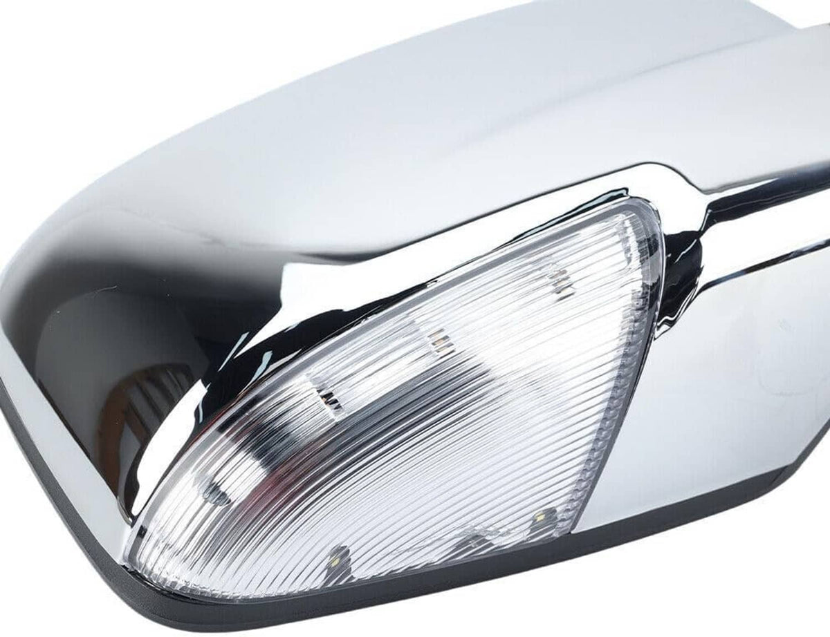 Solidspare For 2013-19 Dodge Ram 1500 Chrome Power Folding Heated Right Mirror & LED Signal
