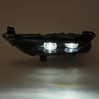 Solid Spare Left Driver Side LED Fog Light Bumper Lamp Clear Lens For Chrysler 300 2015-2024