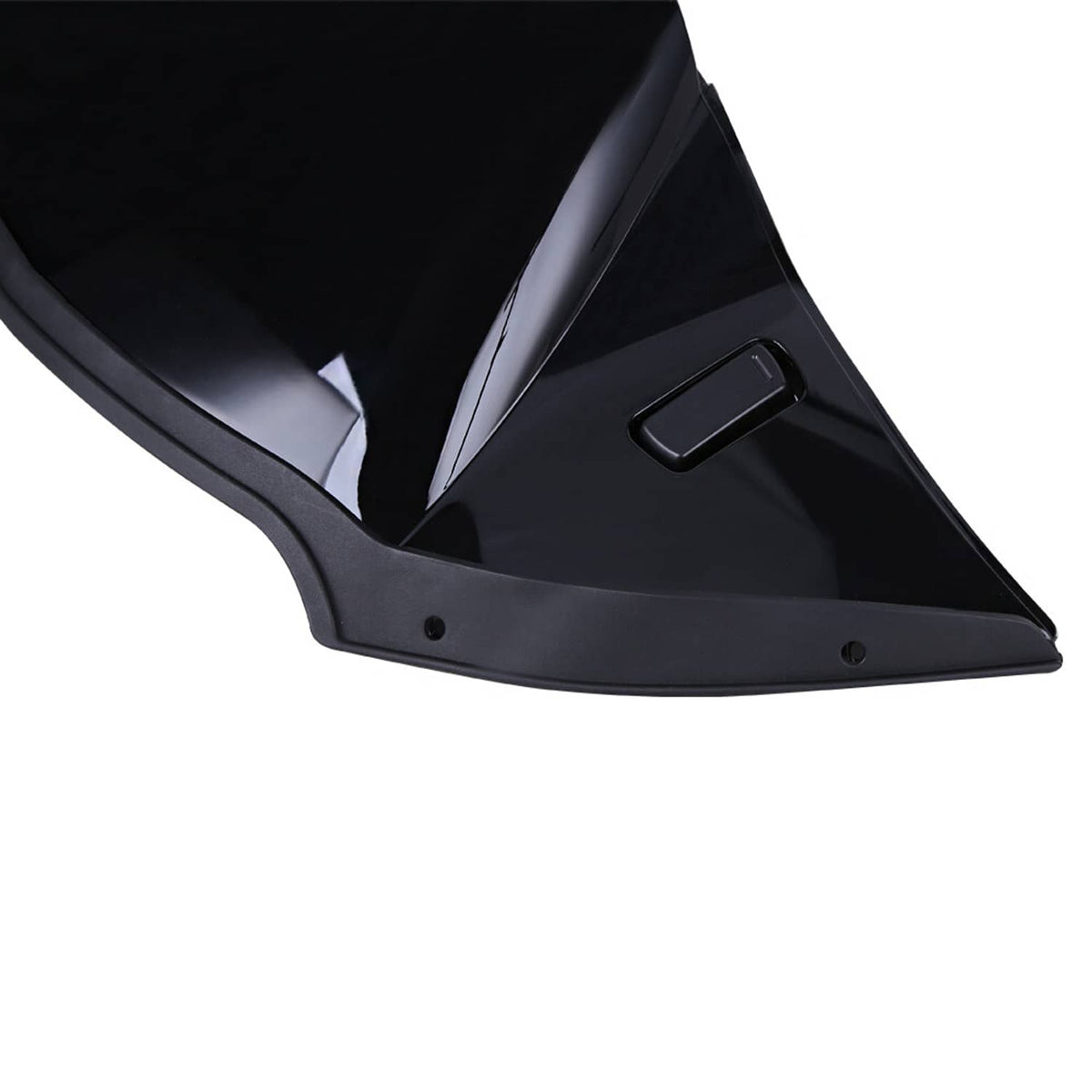 Solidspare Vivid Black Top Air Duct Piece Cover Fairing Cover for Harley Road Glide 2015 UP