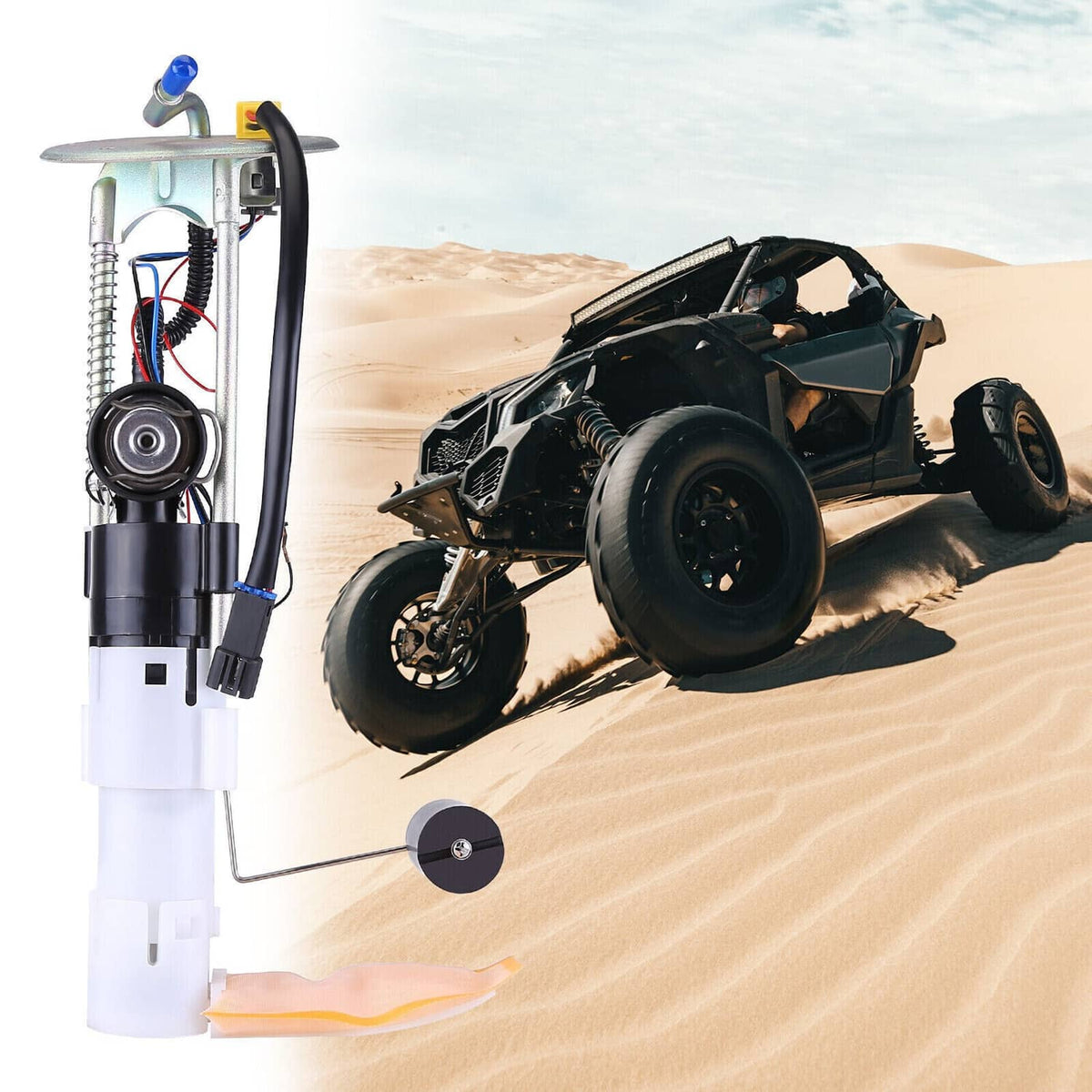 Solidspare 6 Bolt Fuel Pump Assembly 22520437 For 2005-07 Polaris Sportsman 700 EFI 800 EFI