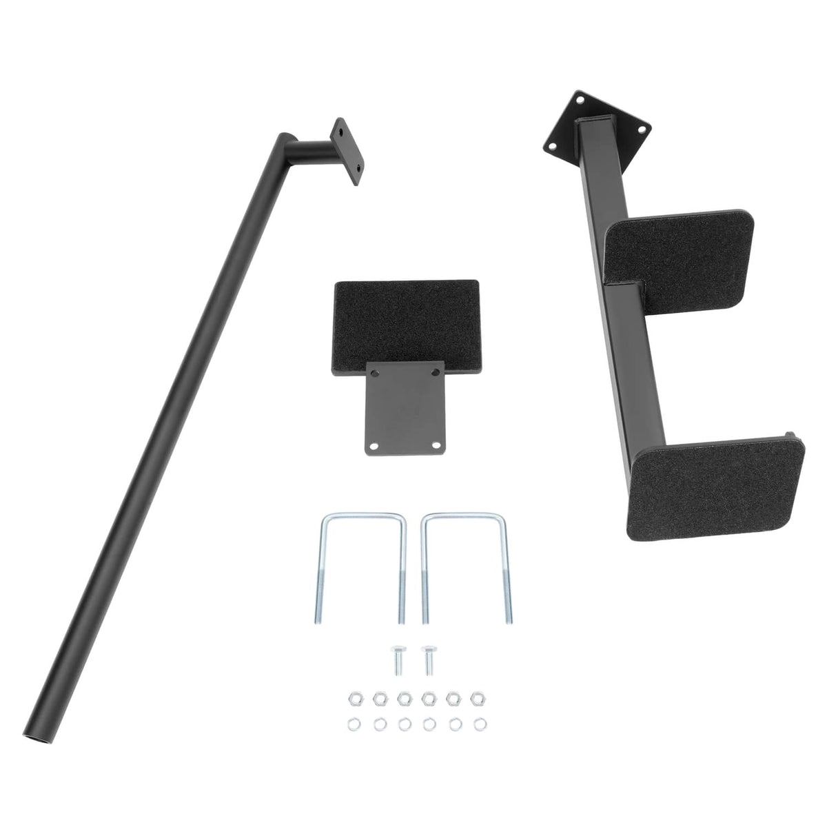 Solidspare Universal Boat Trailer Step 3 Step Ladder For Bass Boats Pontoon Tongue W/Handle