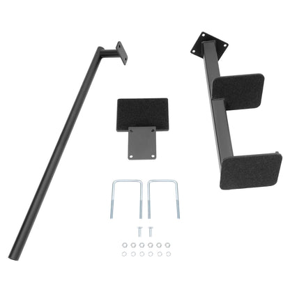 Solidspare Universal Boat Trailer Step 3 Step Ladder For Bass Boats Pontoon Tongue W/Handle