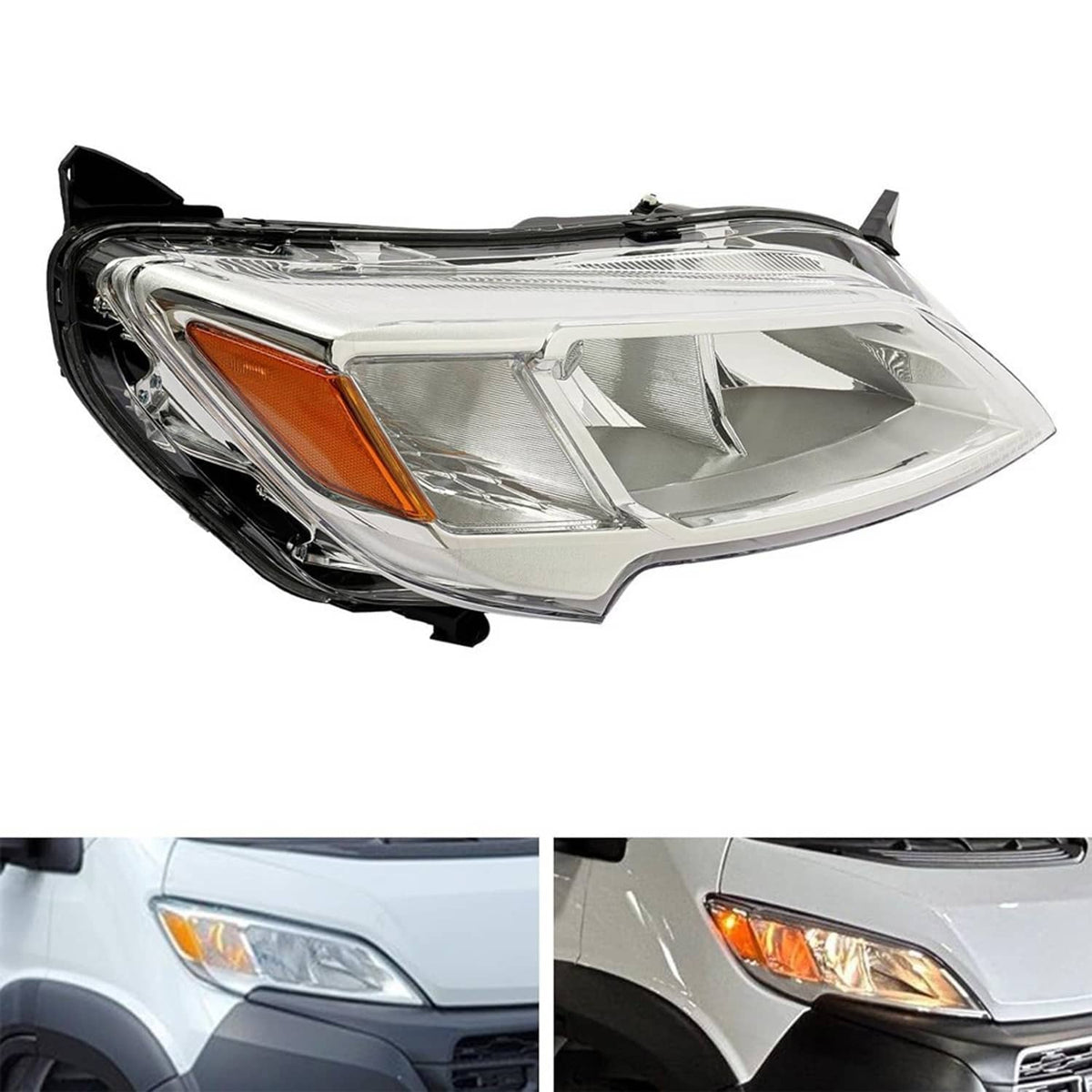 Solidspare New Right Passenger Side Headlight Halogen For 2023-2026 Dodge Ram Promaster