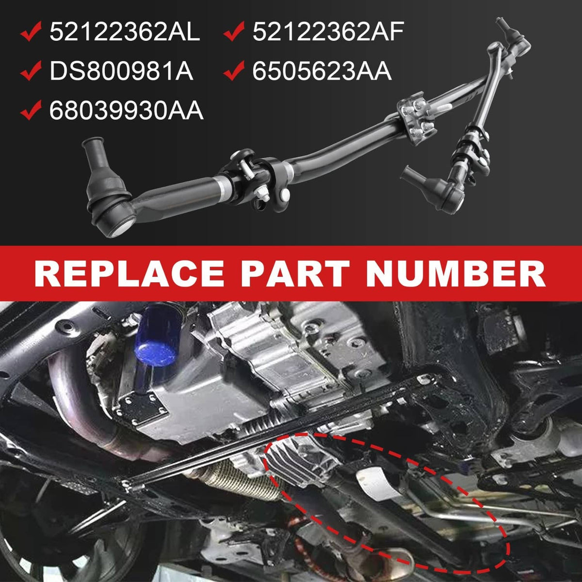 Solidspare Upgrade Steering Linkage Drag Link Tie Rod Kit For Dodge Ram 1500 2500 3500