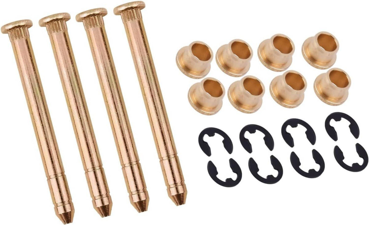 Solidspare Door Hinge Pins Pin Bushing Kit For Ford Bronco F150 F250 F350 2-Door F Series