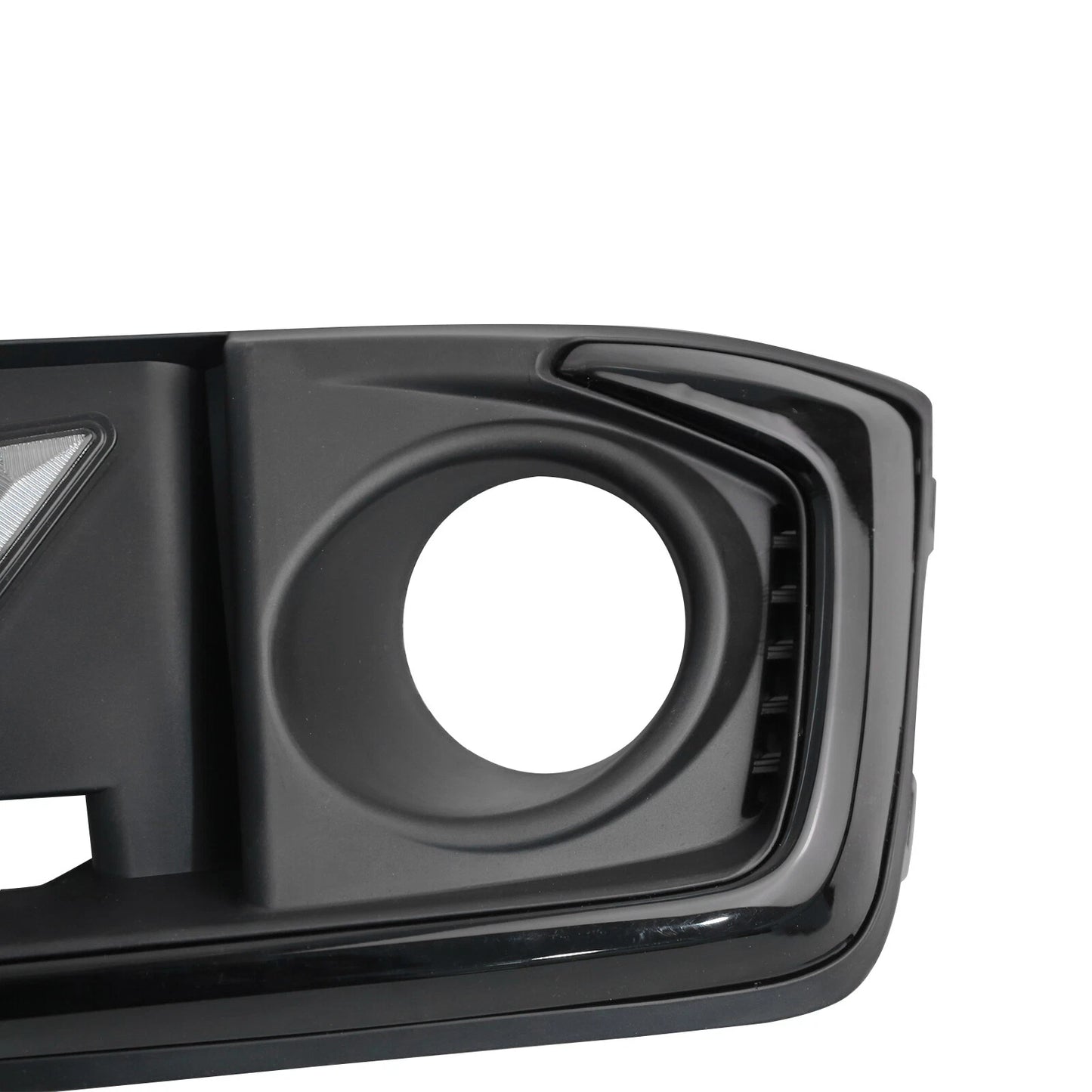 Pair LED DRL Daytime Turn Signal Fog Light Lamp Covers Fit 2019-2021 Honda Civic