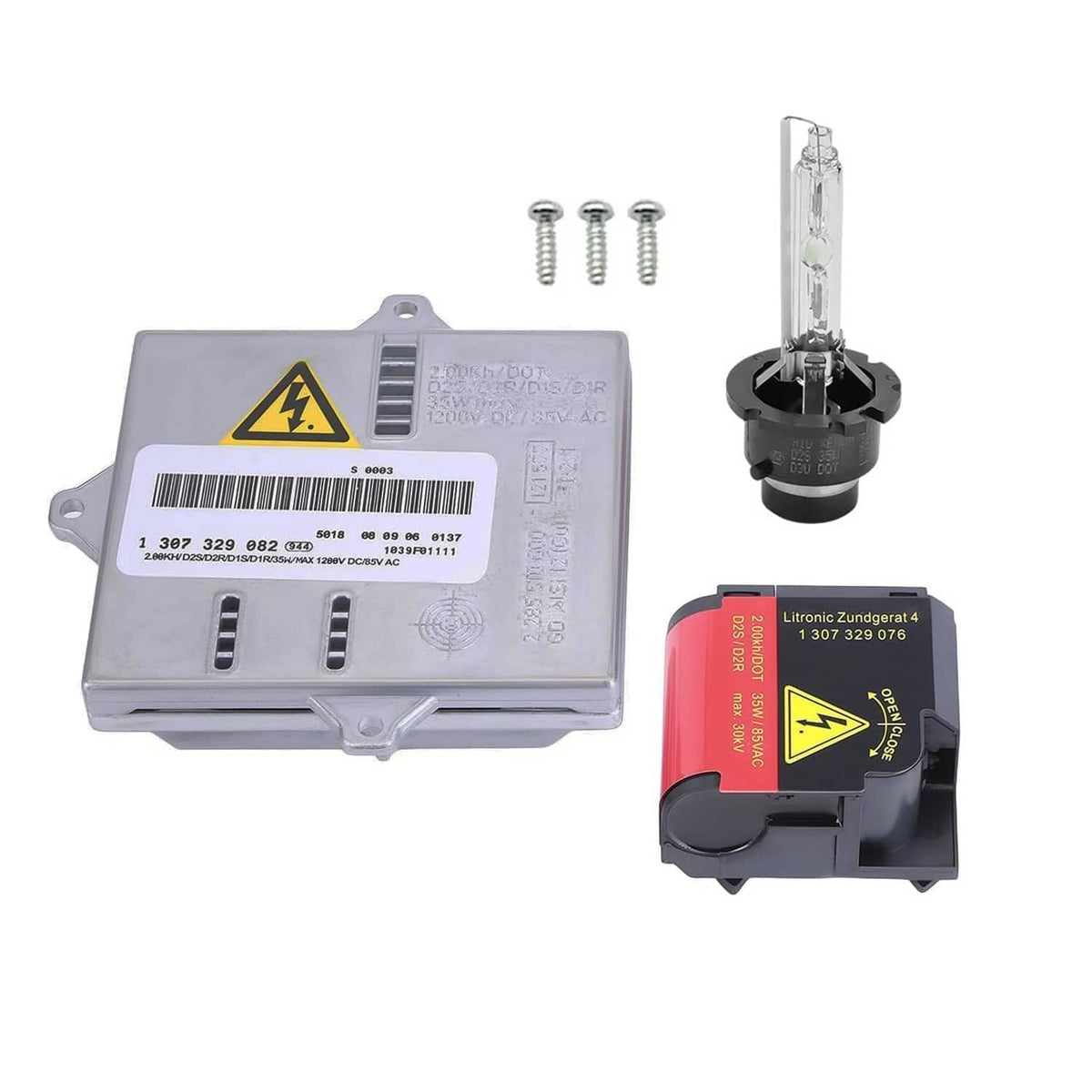 Solid Spare Xenon Ballast Igniter &HID D2S Bulb Kit For BMW X3 M6 650i 645Ci 330Ci 325Ci1-5X