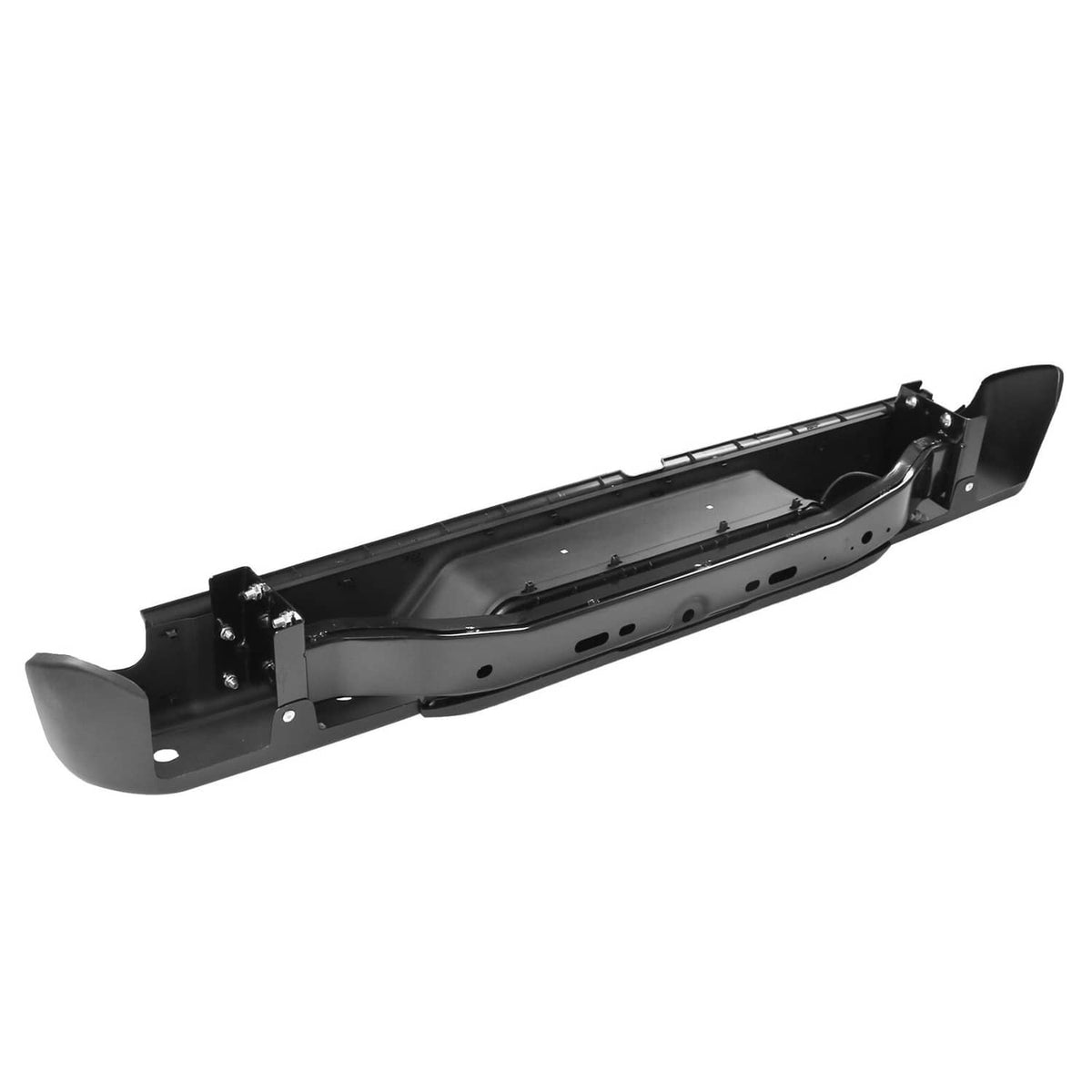 Solidspare Rear Steel Step Bumper Assembly W/ Sensor Holes For 2013-2021 Nissan Frontier