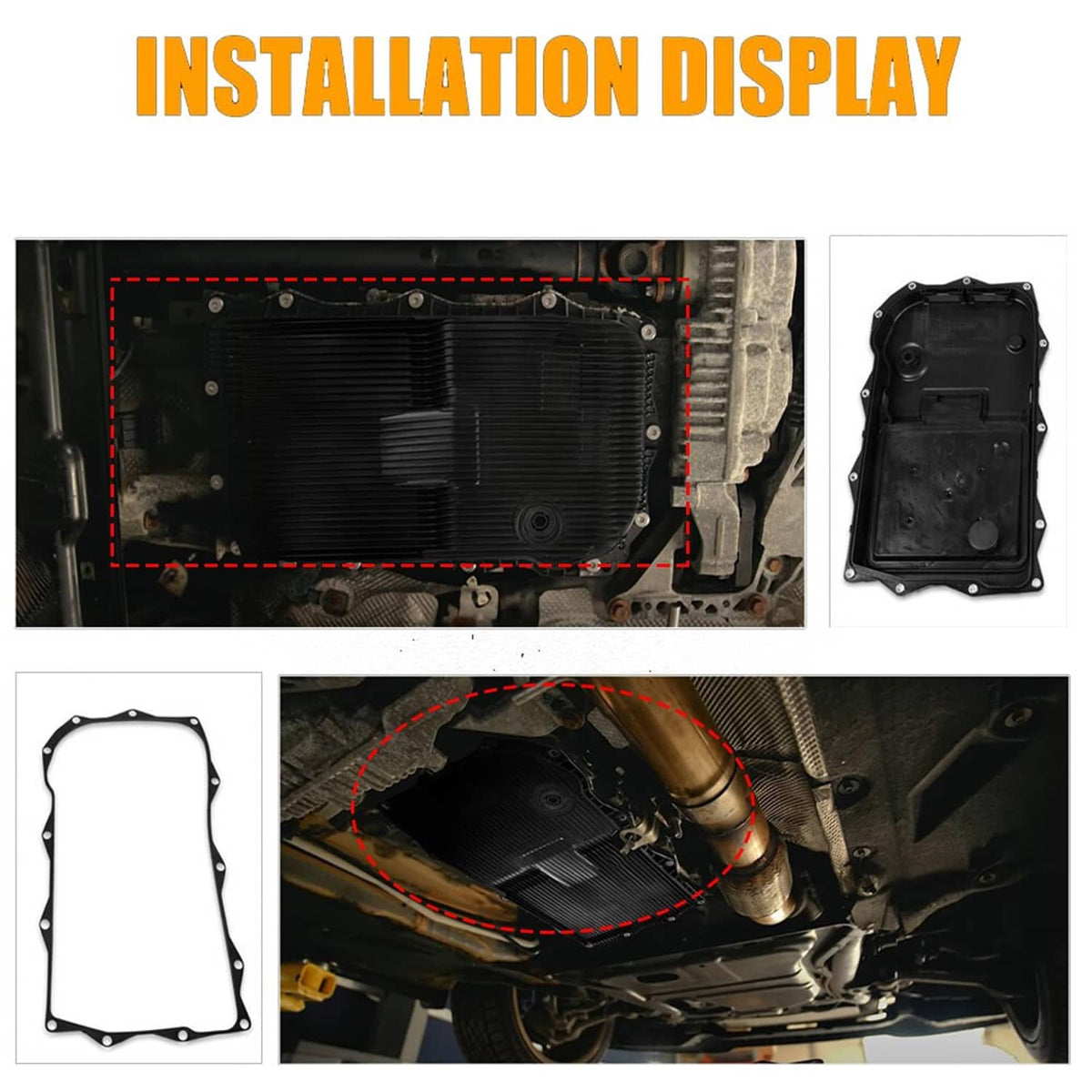 Solidspare For Ram1500 Dodge Charger Jeep Grand Cherokee 8HP70 Auto Transmission Oil Pan US