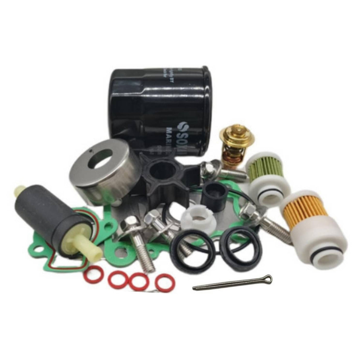 Solid Spare Yamaha 4-Stroke 50HP 60HP Outboard Maintenance Kit 63D-W0078-01 5GH-13440-60 New