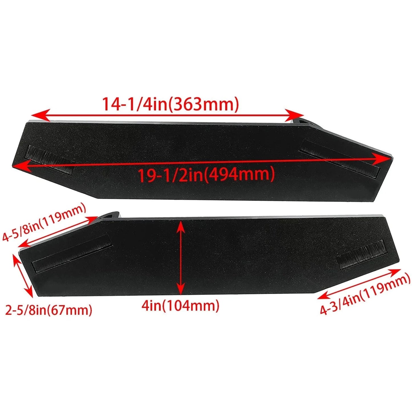 2pc Mounting Weld On Bracket for Tree Post Puller Hammer Driver Mixer Attachment