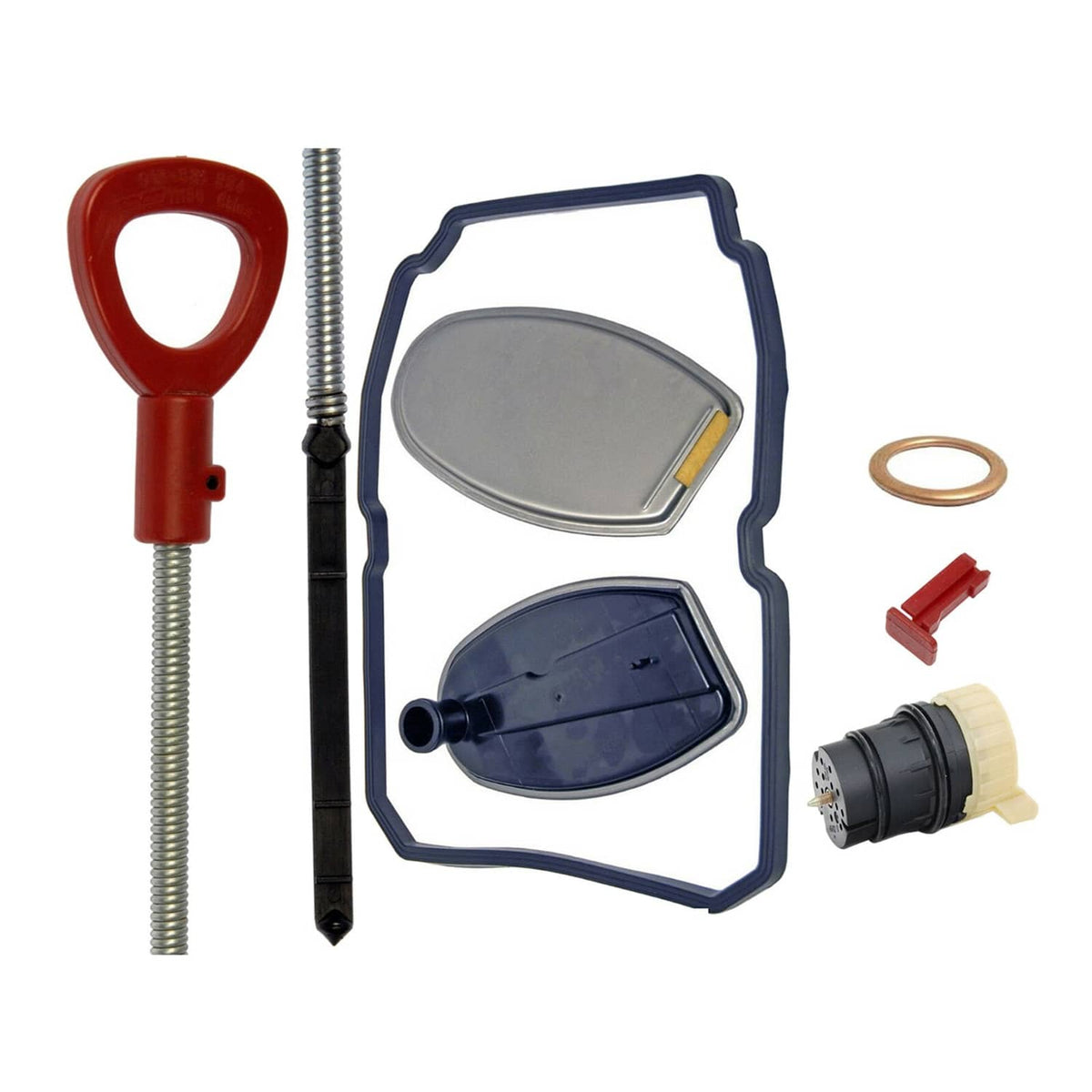 Solid Spare TRANSMISSION FILTER GASKET automatic auto trans oil fluid KIT DIPSTICK for Benz