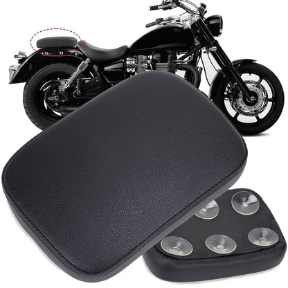 Solidspare For Harley Honda Motorcycle 6 Suction Cup Rear Fender Passenger Pillion Pad Seat