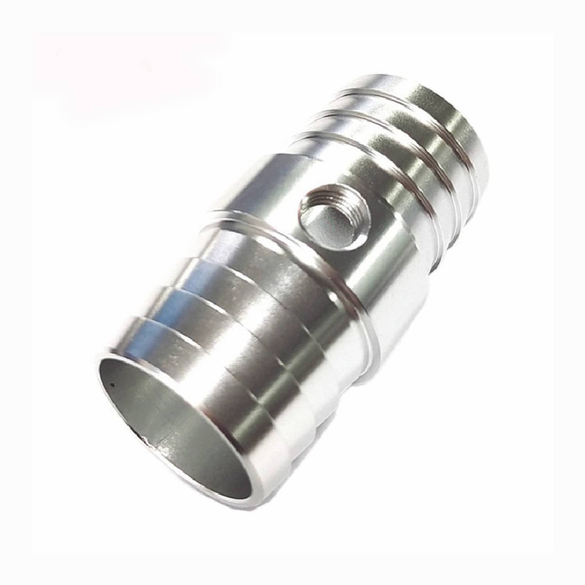 Solid Spare 1-1/4" Hose w/ 1/8" NPT Steam Port Adapter Top Radiator LS Swap Coolant UE