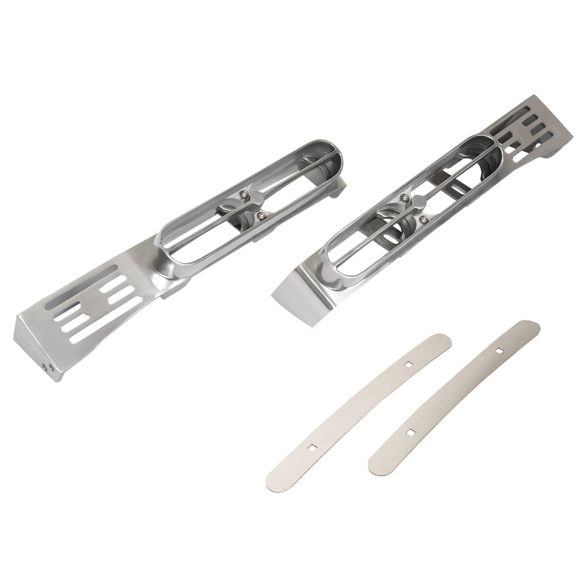 Solid Spare Fits Peterbilt 389 388 Silver Front Fender Light Bracket Double JJ Blinker Bar