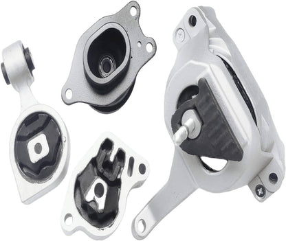 Solidspare New Engine Motor Transmission Mount Kit For Nissan Altima 07-15 L4 2.5L Auto CVT