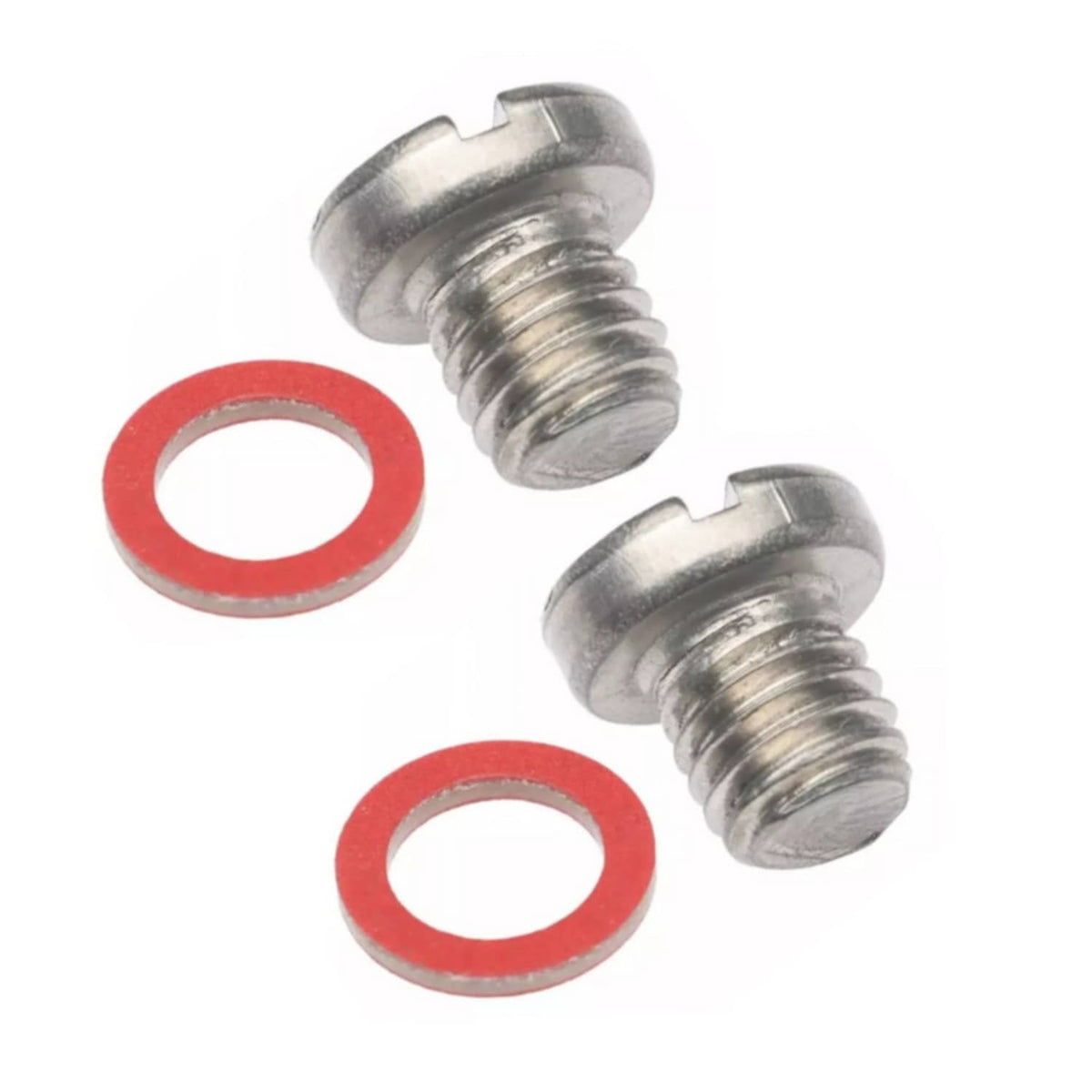 Solid Spare 2x Slot Head Drain Fill Plug Screw & Gasket Kit for Yamaha Outboards Lower Unit