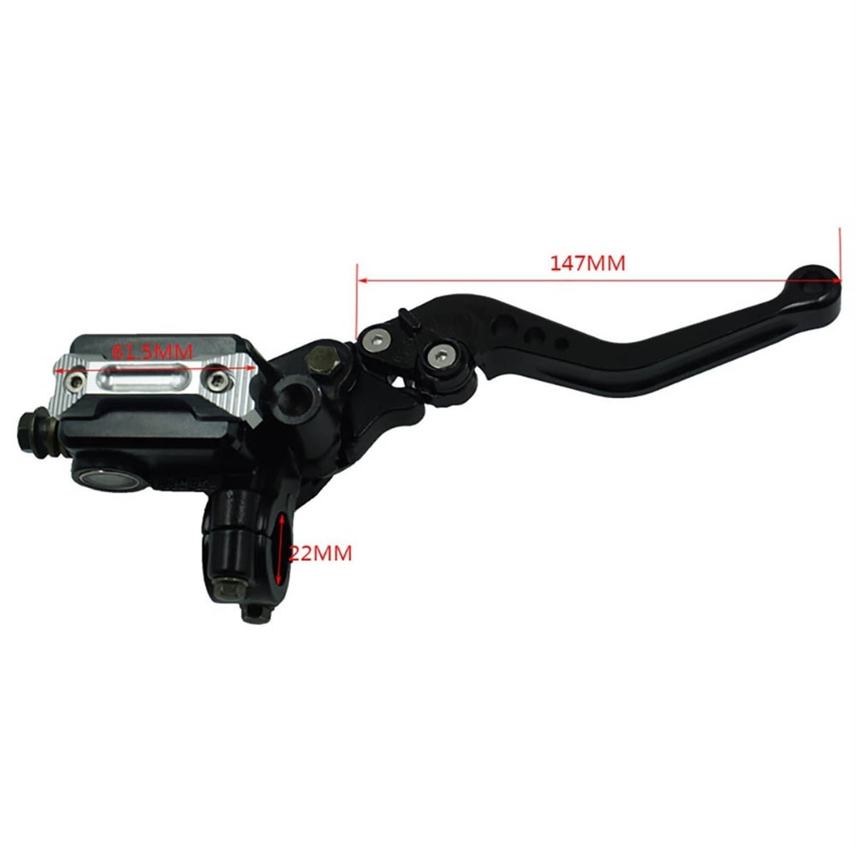Solidspare 7/8'' 22mm Blue Motorcycle Brake Clutch Master Cylinder Lever Set