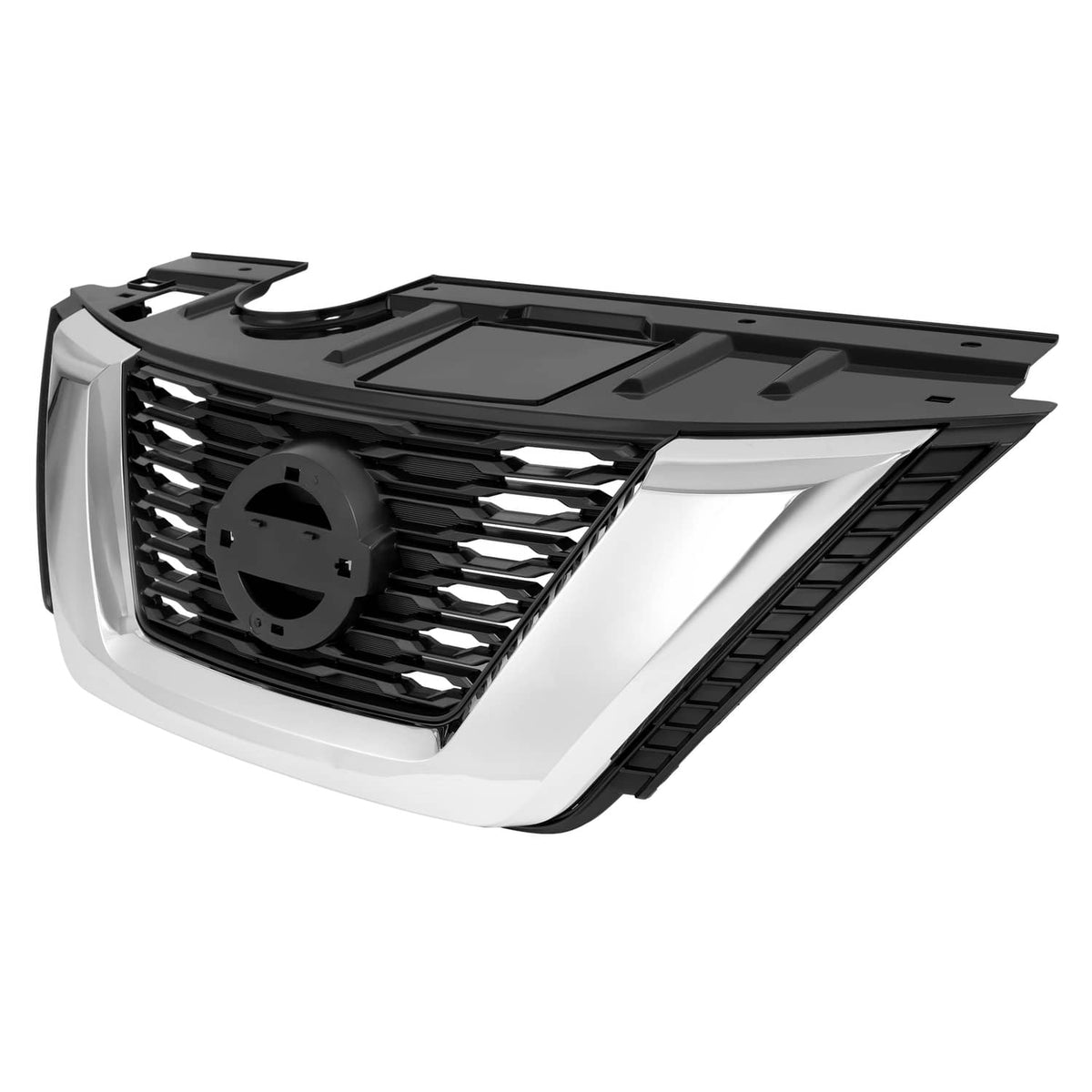 Solid Spare Front Chrome Bumper Grille Upper Grill For Nissan Rogue 2017 18 2020 #NI1200281