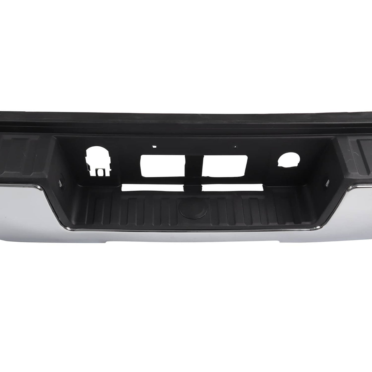 Solidspare Chrome Rear Step Bumper Assembly FIT Chevy Silverado GMC Sierra 1500 2014-2018