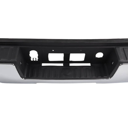 Solidspare Chrome Rear Step Bumper Assembly FIT Chevy Silverado GMC Sierra 1500 2014-2018