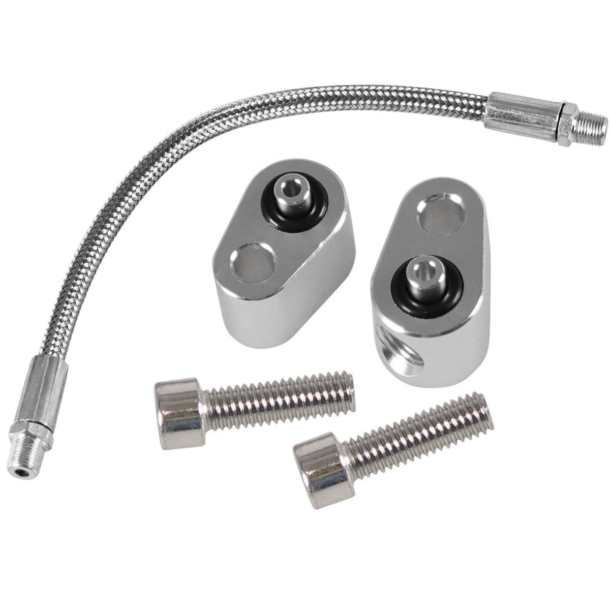 Solidspare LS LS1 Throttle Body Coolant Bypass Hose Kit Cylinder Head Steam Port Crossover