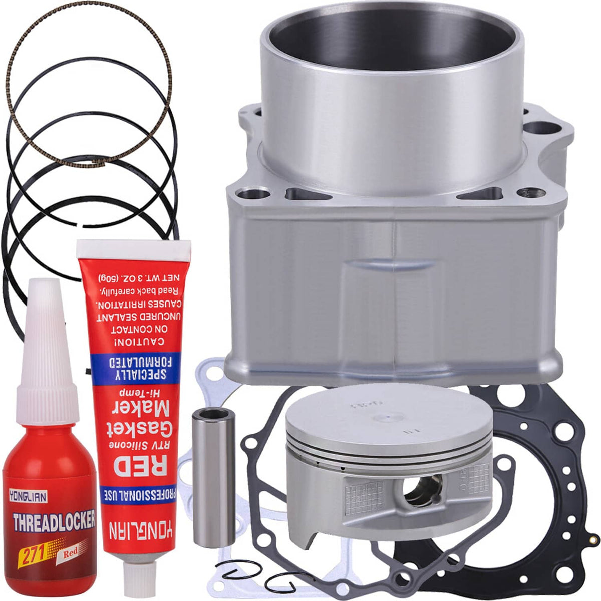 Solidspare 92mm 475cc TOP END KIT W/ CYLINDER FOR HONDA TRX500 FOREMAN 2012-2019 2015 2016