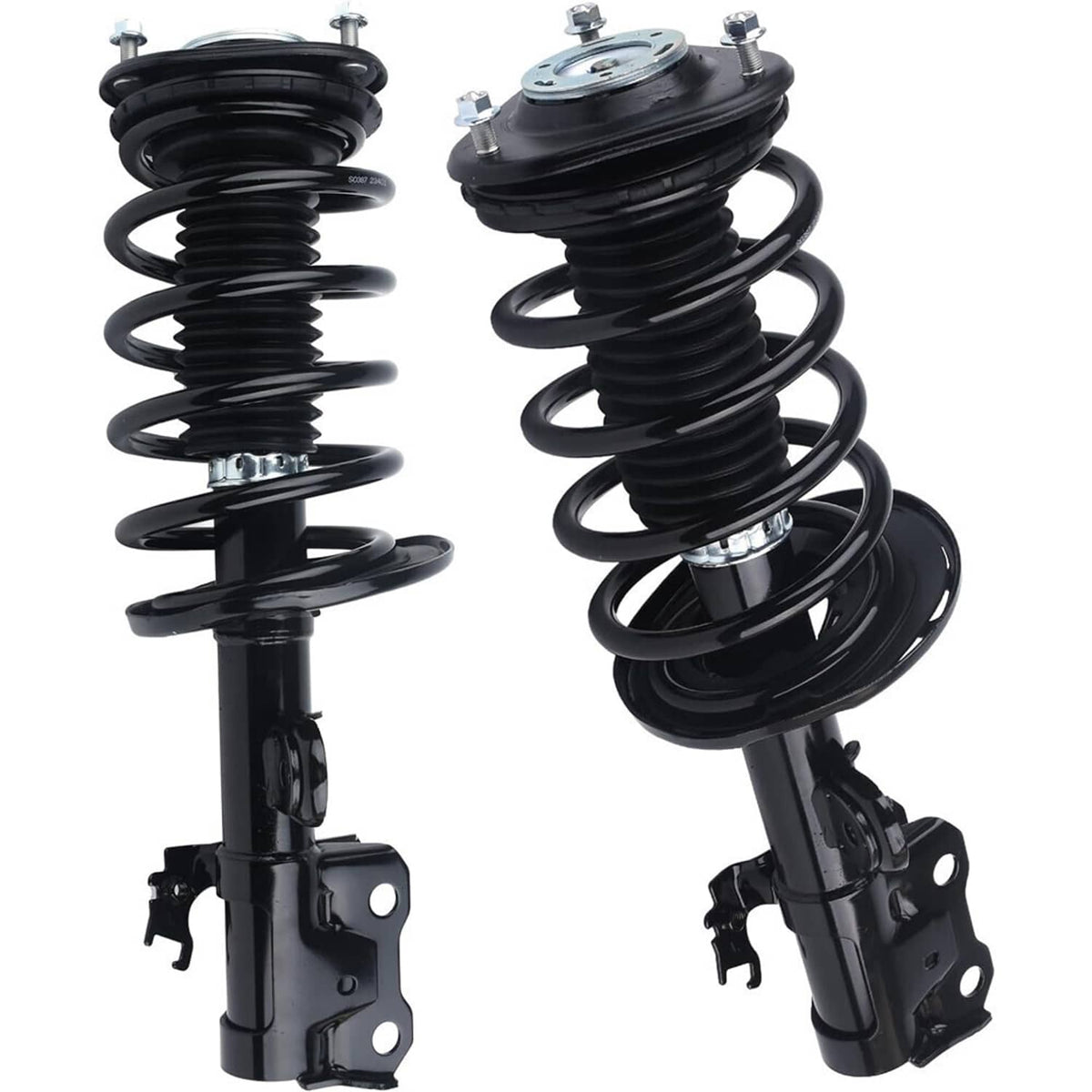 Solidspare Set Front Complete Struts Shocks & Coil Springs For 2010-2015 Toyota Prius 1.8L