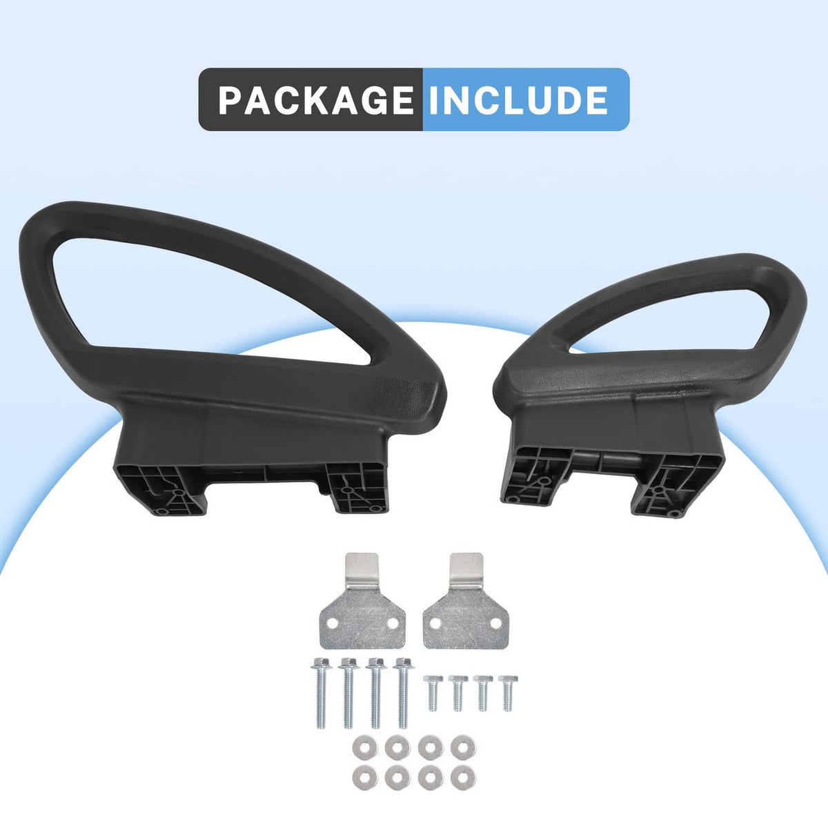 Solidspare Hip Restraint Kit #103833901 For Club Car Precedent 2012+ Driver Passenger Side