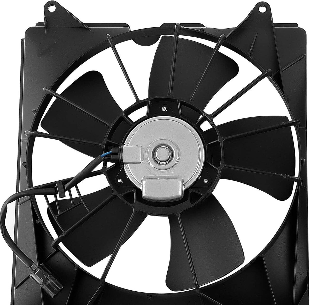 Solidspare 2Pcs A/C Condenser Radiator Cooling Motor Fan For 2013-2017 Honda Accord Touring