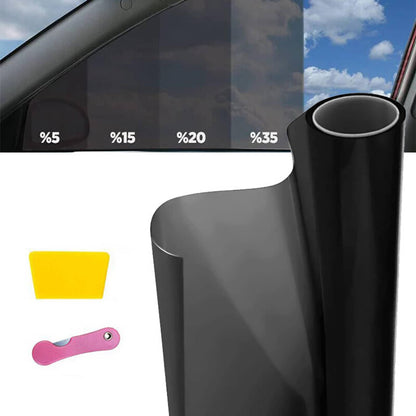 Solidspare 300CM Uncut Roll Window Tint Film 5% VLT 20" x 10ft Car Home Office Glass New