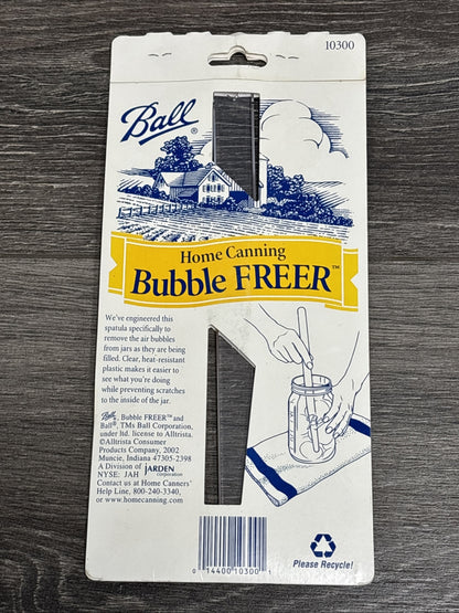 Ball Home Canning Products Bubble Freer Spatula Part Number 10300 Remove Bubbles