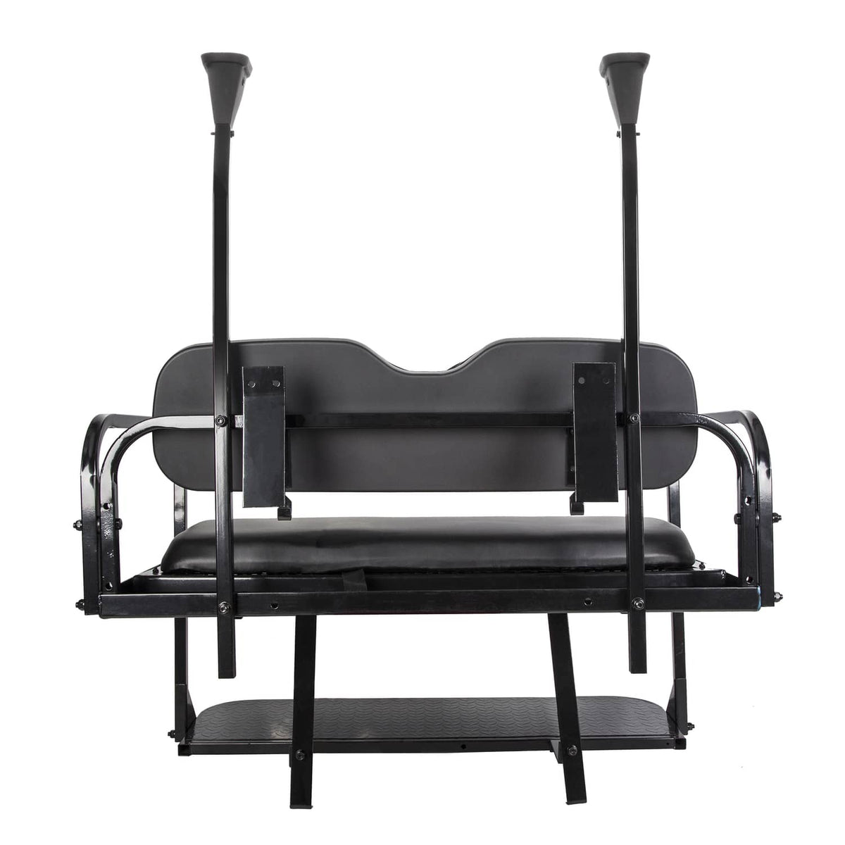 Solidspare Golf Cart Flip Rear Back Seat Kit Black For Club Car Precedent Tempo Onward 04+