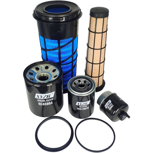 Solid Spare Service Filter Kit for John Deere RE282286 RE282287 RE60021 RE519626 RE45864
