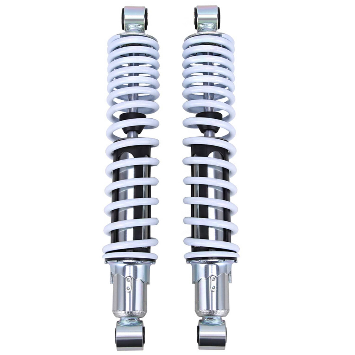 Solidspare Front Shocks Absorbers White Spring for Yamaha Banshee 350 YFZ350 ATV 1987-2006