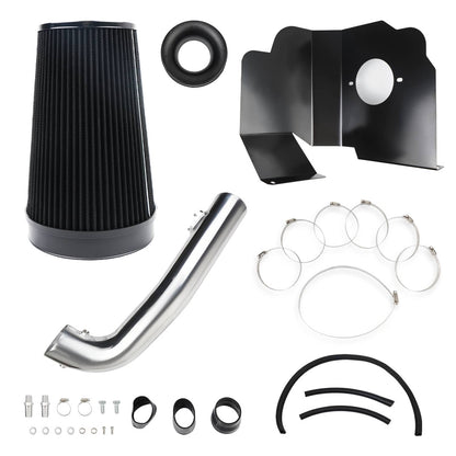 Solidspare Cold Air Intake Kit + Heat Shield For 2014-2019 Chevrolet GMC Cadillac 5.3L 6.2L
