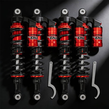 Solidspare UTV ADJUSTABLE AIR SHOCKS ABSORBERS FIT FOR POLARIS RZR 170 2009-2021 FULL SET