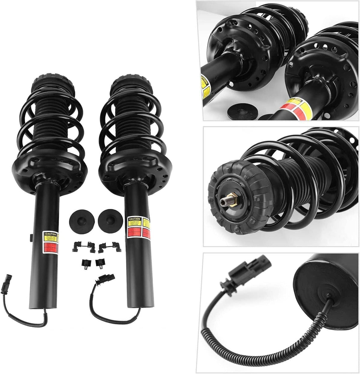Solidspare Set Front Suspension Strut Assys w/ Electric for Cadillac XTS 2013-2019 84677093