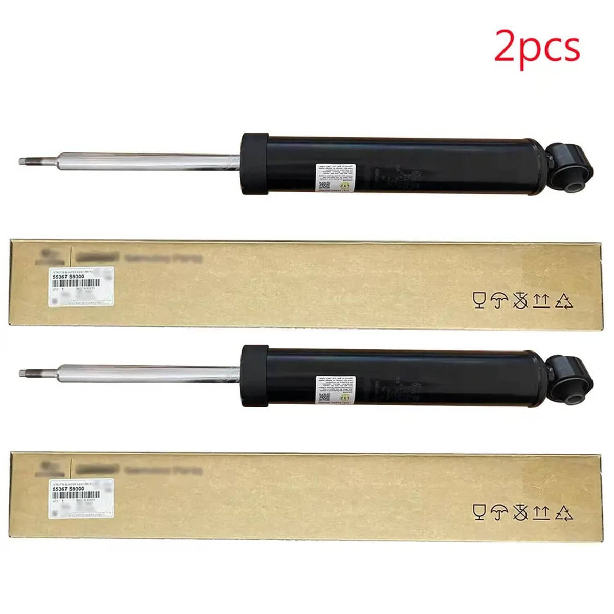 Solidspare Pair For Hyundai Palisade 2020-2022 55367-S9300 Rear Shock Absorber 55367-S9400