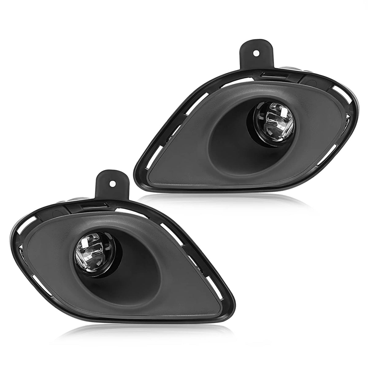 Solid Spare For 2015-2023 Dodge Charger SRT LED Fog Lights Driving Lamp w/Bracket Wiring Set
