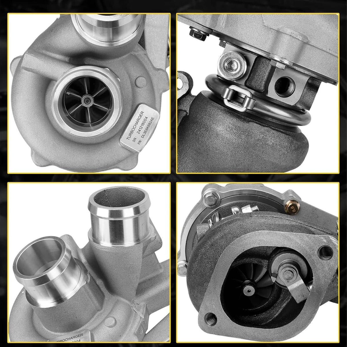Solidspare Left +Right Turbo Kit For Ford F150 F-150 Pickup V6 3.5L 2013-2016 Turbocharger