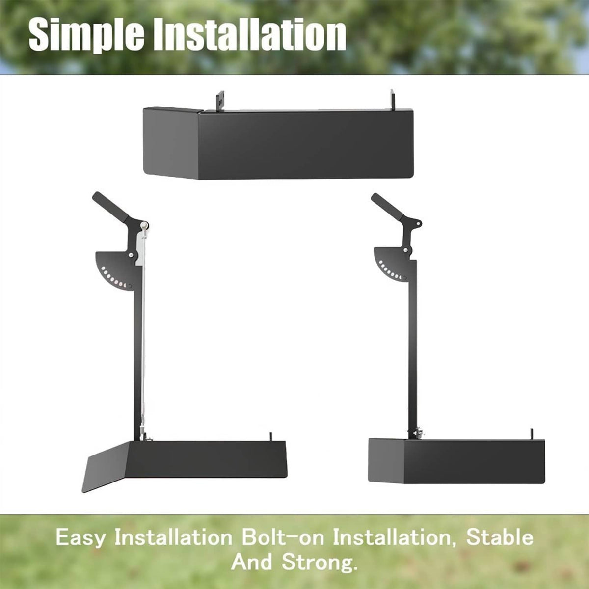Solidspare Black Chute Blocker For 61" ICD IS700Z ISX800 IS2100Z IS3100Z IS3200Z ISX3300